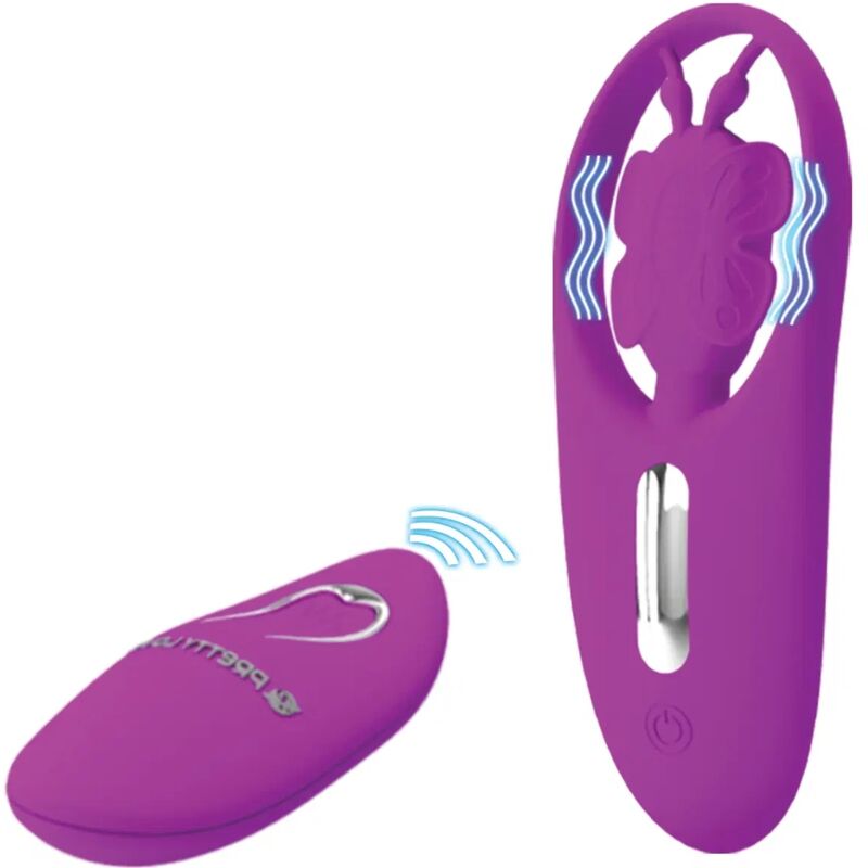 Pretty Love Estimulador de Mariposa Danzante para Vainas con Control Remoto Lila