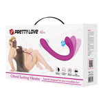 Pretty Love Alex Vibrador e Sucker de Clitóris Violeta