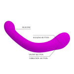 Pretty Love Alex Vibrador e Sucker de Clitóris Violeta