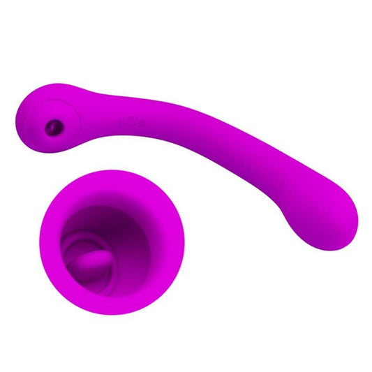 Vibrador Pretty Love Alex y Succionador de Clítoris Violeta