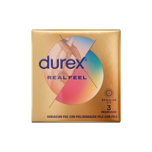 Durex - Preservativos Real Feel 3 Unidades