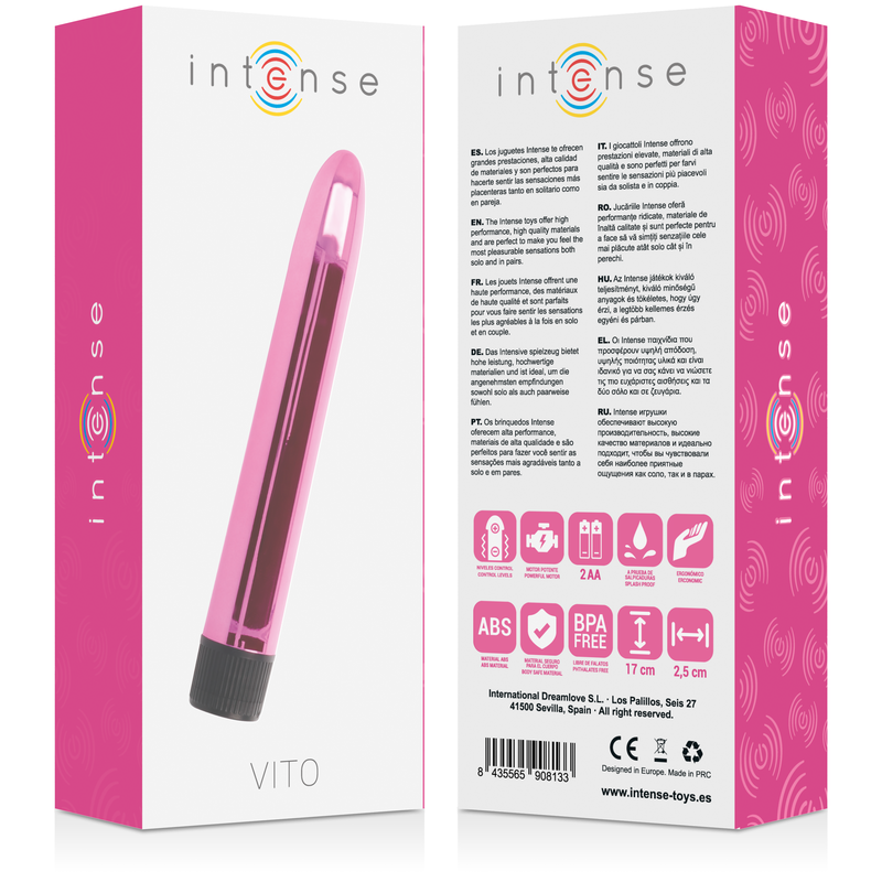 Intense - Vibrador Vito Rosa