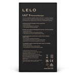 Lelo Lily 3 Massager Pessoal - Roxo