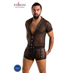 Passion 052 Conjunto Michael Preto S/m