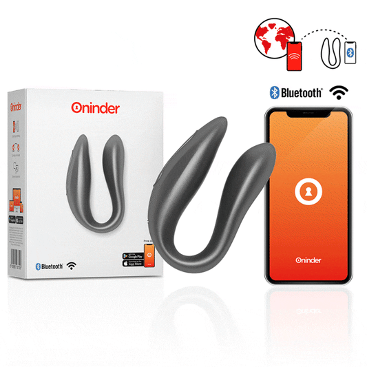 Oninder Lisboa G-spot & Clitoral Stimulator Black - Envío Gratis