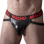 Macho Mx25rc Jock Couro Vermelho S