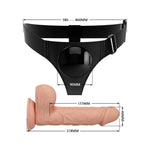 Pretty Love Arnês Cuecas Arnês Universal Com Dildo Jerry 21.8 Cm Natural