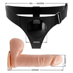 Pretty Love Arnés Bragas Arnés Universal Con Dildo Tom 20 Cm Natural