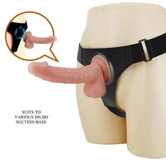 Pretty Love - Arness Briefs Arnês Universal Com Dildo Kevin 19 cm Natural