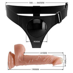 Pretty Love - Arness Briefs Arnês Universal Com Dildo Kevin 19 cm Natural