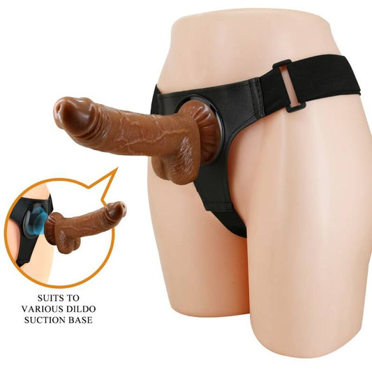 Pretty Love Arnés Bragas Arnés Universal Con Dildo Micheal 20 Cm Negro