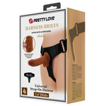 Pretty Love Arnês Cuecas Arnês Universal Com Dildo Micheal 20 Cm Preto
