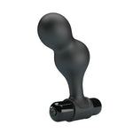 Mr Play -Plug Anal Vibrador de Silicone Preto