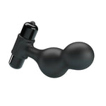 Mr Play -Plug Anal Vibrador de Silicone Preto