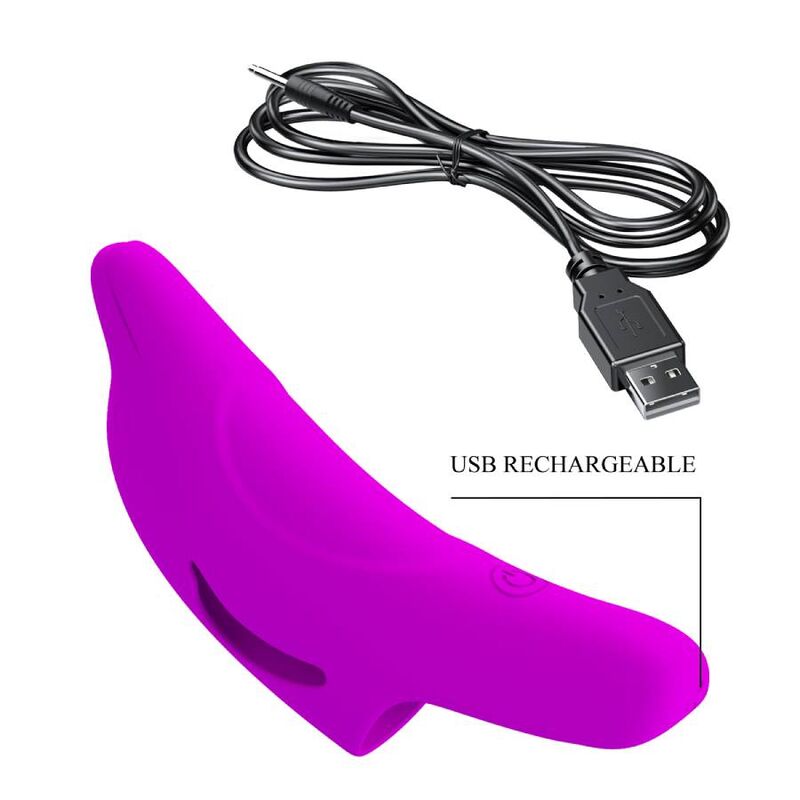 Pretty Love Estimulador de Dedo Roxo Delphini Poderoso
