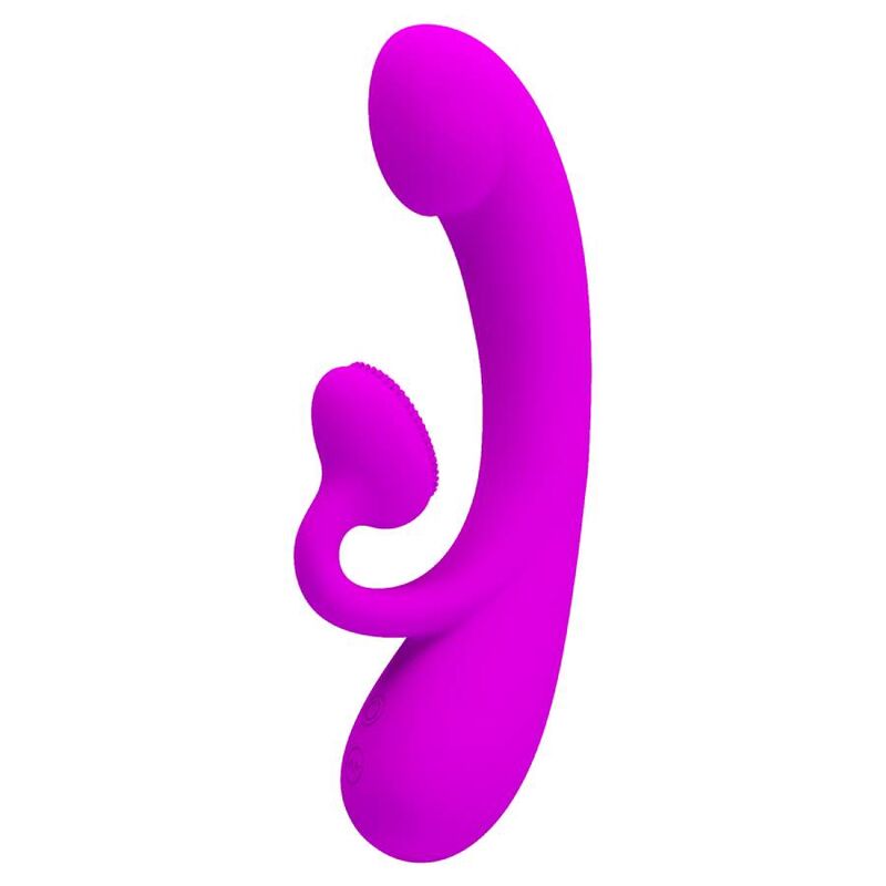 Pretty Love Vibrador Sincero y Estimulador de Clítoris Silicona Morado