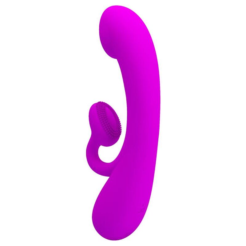 Pretty Love Vibrador Sincero e Otador de Clitóris Silicone Roxo