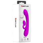 Pretty Love Vibrador Sincero e Otador de Clitóris Silicone Roxo