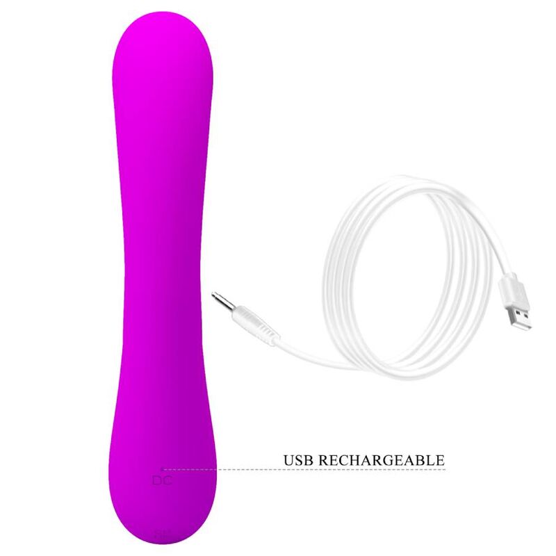 Pretty Love Vibrador Sincero e Otador de Clitóris Silicone Roxo