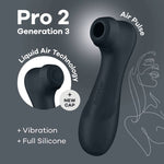 Satisfyer Tecnología Air Pulse Pro 2 Gen 3 Negro