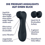 Satisfyer Tecnología Air Pulse Pro 2 Gen 3 Negro