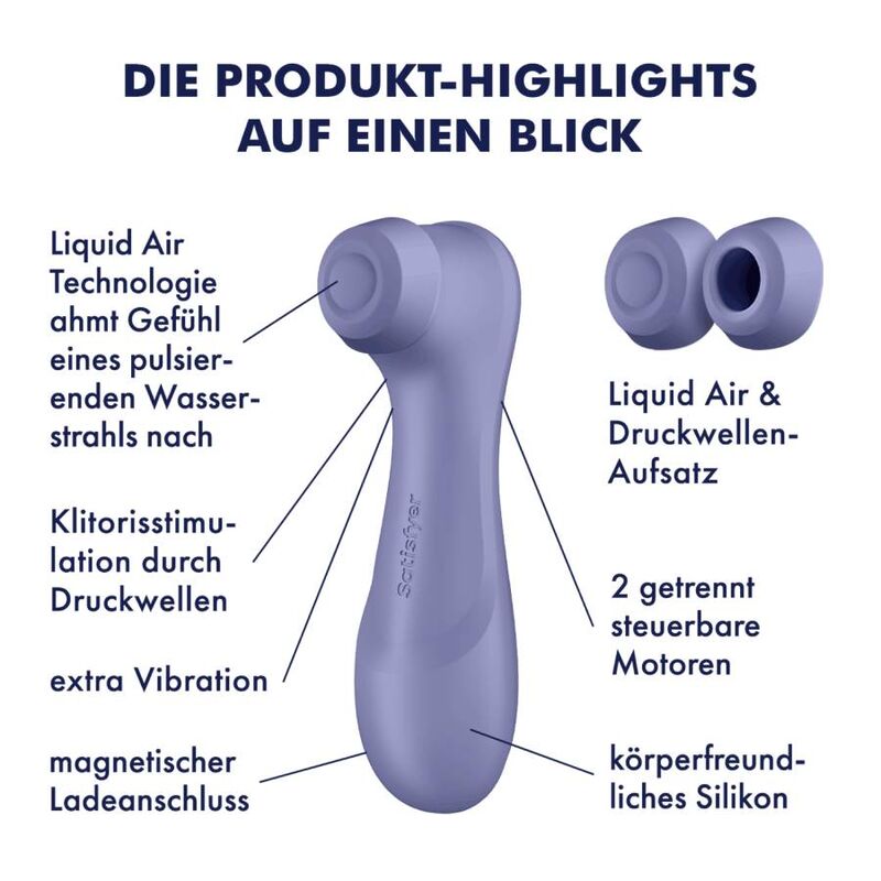 Satisfyer Tecnologia de Ar Líquido Pro 2 Gerao 3 Lils