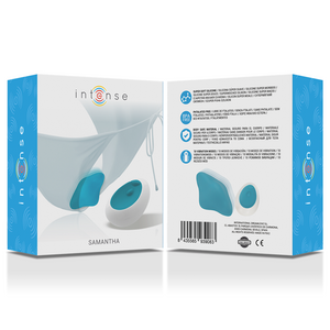 Intense - Samantha Pantie Controle Remoto Azul