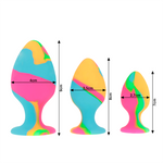 Intense Conjunto de Plugues de Silicone Multicolor