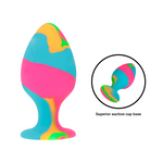 Intense Conjunto de Plugues de Silicone Multicolor