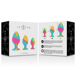 Intense Conjunto de Plugues de Silicone Multicolor