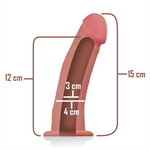 Intense Arnês Oco Com Dildo 16 X 3 Cm