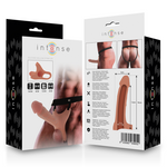 Arnés Hueco Intenso Con Dildo de Silicona 16 X 3,5 Cm