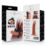 Intense Arnês Oco Com Dildo 16 X 3 Cm
