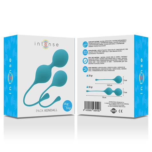 Intense - Pack Bolas Kegel Kendall Azul