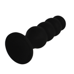 Black&Silver -Plug Anal de Silicone Scott Premium Preto