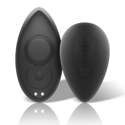 Black&Silver - Cala Vibradora de Silicone Recarregvel Preston Preta