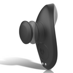 Black&Silver - Pene de silicona vibrador recargable Preston Negro