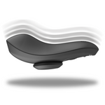 Black&Silver - Pene de silicona vibrador recargable Preston Negro