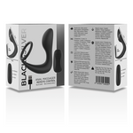 Black&Silver - Massager Anal Com Controle Remoto Silicone Recarregvel Preto