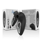 Black&Silver - Drake Deluxe Sucking Vibe Silicone Recarregável Preto