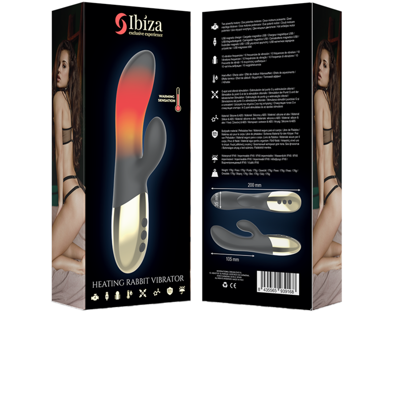 Ibiza - Vibrador Coelho Aquecimento