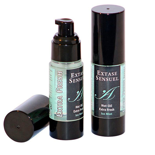 Extase Sensual - Óleo de Massagem Com Efeito Gelo Extra Fresco 30 ml