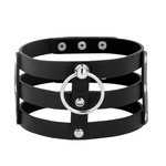 Coquette Chic Desire - Gargantilla de Cuero Vegano Estilo Fetish