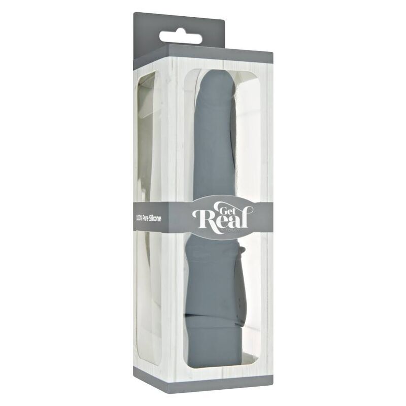Get Real Vibrador Liso Clássico Preto