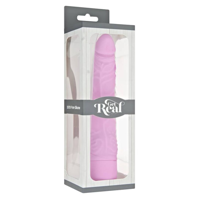 Get Real Vibrador Slim Clássico Rosa