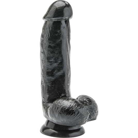 Get Real Dildo 12 cm com Bolas Preto
