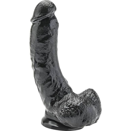 Consigue un Dildo Real de 20,5 cm con Bolas Negras
