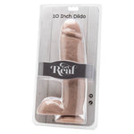 Get Real Dildo 25,5 Cm Com Bolas Pele