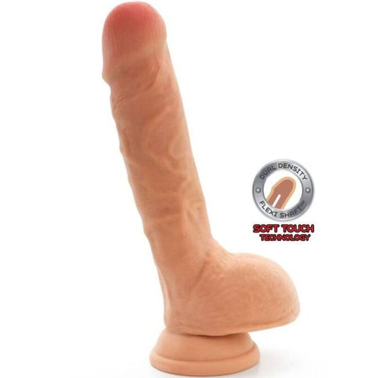 Get Real Dildo Doble Densidad 25,5 Cm Bolas Piel