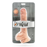 Get Real Dildo Doble Densidad 25,5 Cm Bolas Piel